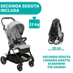 Trio E Sistemi Modulari|Chicco Trio One4Ever Con Kory Essential Silverleaf