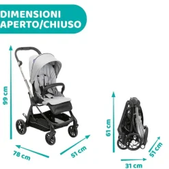 Trio E Sistemi Modulari|Chicco Trio One4Ever Con Kory Essential Silverleaf