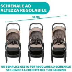 Trio E Sistemi Modulari|Chicco Trio One4Ever Con Kory Plus Desert Taupe