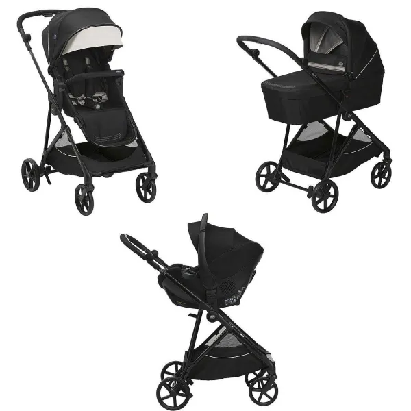 Trio E Sistemi Modulari|Chicco Trio Seety Con Kory Essential Etna Black