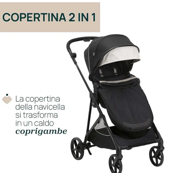 Trio E Sistemi Modulari|Chicco Trio Seety Con Kory Essential Etna Black