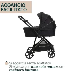 Trio E Sistemi Modulari|Chicco Trio Seety Con Kory Essential Etna Black