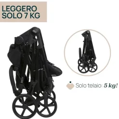 Trio E Sistemi Modulari|Chicco Trio Seety Con Kory Essential Etna Black
