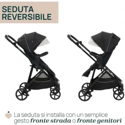 Trio E Sistemi Modulari|Chicco Trio Seety Con Kory Essential Etna Black