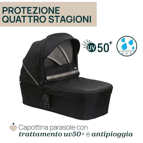 Trio E Sistemi Modulari|Chicco Trio Seety Con Kory Essential Etna Black