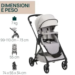 Trio E Sistemi Modulari|Chicco Trio Seety Con Kory Essential Florence Beige