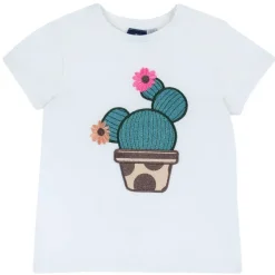 T-Shirt|Chicco T-Shirt Con Cactus Naturale