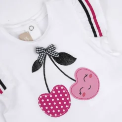 T-Shirt|Chicco T-Shirt Con Ciliegine E Fiocco