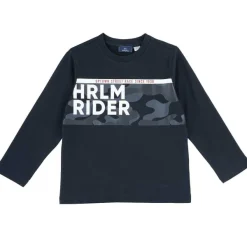 T-Shirt|Chicco T-Shirt Con Manica Lunga E Stampa Blu Scuro