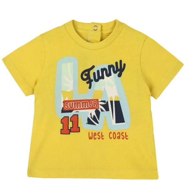 T-Shirt|Chicco T-Shirt Con Simpatica Stampa Giallo Medio