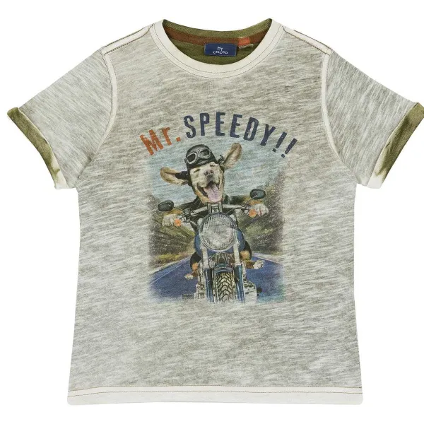 T-Shirt|Chicco T-Shirt Con Simpatica Stampa