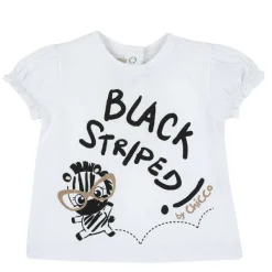 T-Shirt|Chicco T-Shirt Con Simpatica Zebra