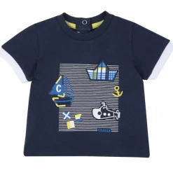 T-Shirt|Chicco T-Shirt Con Stampa Blu Medio