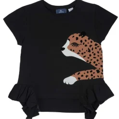 T-Shirt|Chicco T-Shirt Con Stampa E Rouche Sul Fondo
