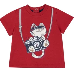 T-Shirt|Chicco T-Shirt Con Stampa Gattino
