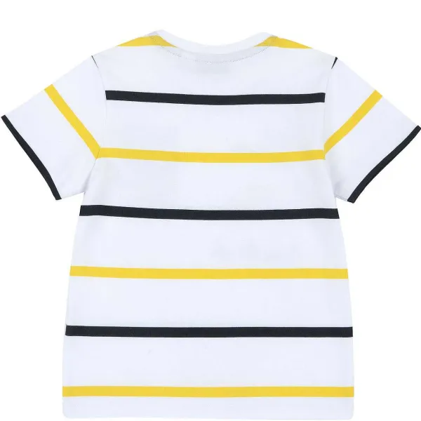 T-Shirt|Chicco T-Shirt Con Stampa Skate E Fantasia A Righe