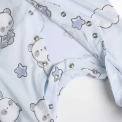 Tutine|Chicco Tutina Aperta Davanti Azzurro Stampato