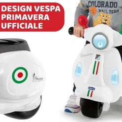 Cavalcabili|Chicco Vespa Primavera Italia Bianco