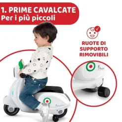 Cavalcabili|Chicco Vespa Primavera Italia Bianco