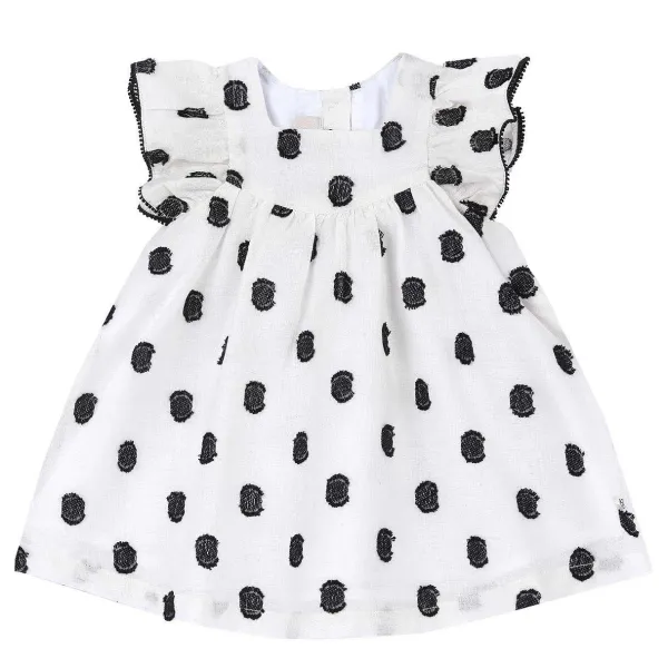 Vestiti|Chicco Vestito In Tessuto A Pois