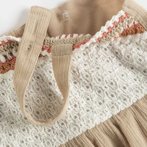 Vestiti|Chicco Vestito Leggero Con Dettagli Crochet