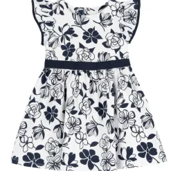 Vestiti|Chicco Vestito Manica Corta In Cotone Fantasia Fiori